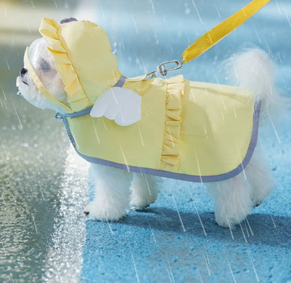 Dog raincoat(angel style)